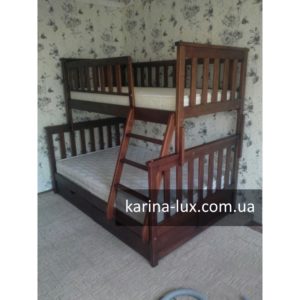 Ліжко сімейне Жасмін з шухлядами 90(140)x190